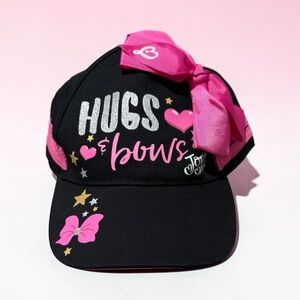 Girls Black & Pink Hat